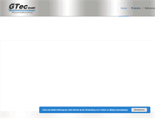 Tablet Screenshot of gtec-gmbh.de